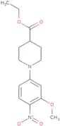 Ethyl 1-(3-methoxy-4-nitrophenyl)-4-piperidinecarboxylate