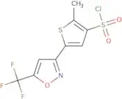 2-Methyl-5-[5-(trifluoromethyl)-3-isoxazolyl]-3-thiophenesulfonyl chloride
