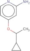 4-(1-Cyclopropylethoxy)pyridin-2-amine