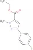Ethyl 3-(4-fluorophenyl)-1-methyl-1H-pyrazole-5-carboxylate
