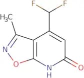 4-(Difluoromethyl)-3-methylisoxazolo[5,4-b]pyridin-6(7H)-one