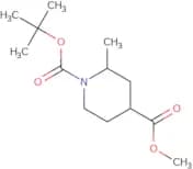 (2R,4R)-1-tert-Butyl 4-methyl 2-methylpiperidine-1,4-dicarboxylate