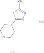 1-(5-Methyl-1,3,4-thiadiazol-2-yl)piperazine dihydrochloride
