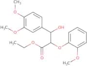 Ethyl 3-(3,4-dimethoxyphenyl)-3-hydroxy-2-(2-methoxyphenoxy)propanoate