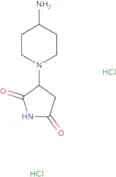 3-(4-Aminopiperidin-1-yl)pyrrolidine-2,5-dione dihydrochloride