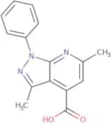 3,6-Dimethyl-1-phenyl-1 H -pyrazolo[3,4- b ]pyridine-4-carboxylic acid