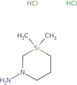 3,3-Dimethyl-1,3-azasilinan-1-amine dihydrochloride