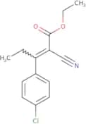 Ethyl 3-(4-chlorophenyl)-2-cyanopent-2-enoate