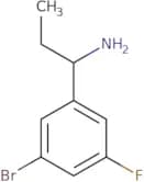 1-(3-Bromo-5-fluorophenyl)propan-1-amine