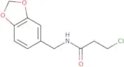 N-(1,3-Dioxaindan-5-ylmethyl)-3-chloropropanamide