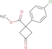 Methyl 1-(4-chlorophenyl)-3-oxocyclobutanecarboxylate