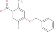 1-(Benzyloxy)-2-fluoro-5-methyl-4-nitrobenzene