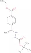 (R)-tert-butyl 2-(1-(4-(ethoxycarbonyl)phenyl)ethyl)hydrazinecarboxylate
