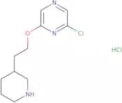 6-Chloro-2-pyrazinyl 2-(3-piperidinyl)ethyl etherhydrochloride