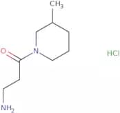3-Amino-1-(3-methylpiperidin-1-yl)propan-1-one hydrochloride