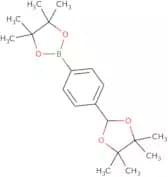 4,4,5,5-Tetramethyl-2-(4-(4,4,5,5-tetramethyl-1,3-dioxolan-2-yl)phenyl)-1,3,2-dioxaborolane