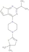 4-(4-(5,5-Dimethyl-4,5-dihydrothiazol-2-yl)piperazin-1-yl)-6-isopropylthieno[2,3-d]pyrimidine