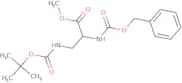 D-Alanine, 3-[[(1,1-dimethylethoxy)carbonyl]amino]-N-[(phenylmethoxy)carbonyl]-, methyl ester