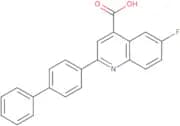 2-Biphenyl-4-yl-6-fluoro-4-carboxyquinoline