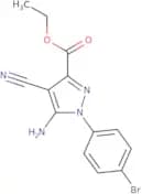 Ethyl 5-amino-1-(4-bromophenyl)-4-cyanopyrazole-3-carboxylate