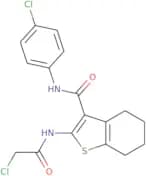 2-(2-Chloroacetamido)-N-(4-chlorophenyl)-4,5,6,7-tetrahydro-1-benzothiophene-3-carboxamide