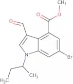 Methyl 6-bromo-1-(sec-butyl)-3-formyl-1H-indole-4-carboxylate