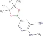 2-(Methylamino)-5-(4,4,5,5-tetramethyl-1,3,2-dioxaborolan-2-yl)nicotinonitrile