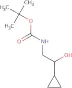 tert-Butyl N-(2-cyclopropyl-2-hydroxyethyl)carbamate