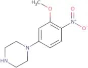 1-(3-Methoxy-4-nitrophenyl)piperazine