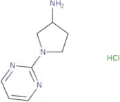 (3S)-1-(Pyrimidin-2-yl)pyrrolidin-3-amine hydrochloride