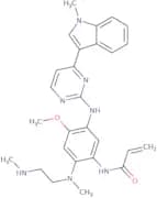 N-[4-Methoxy-5-[[4-(1-methylindol-3-yl)pyrimidin-2-yl]amino]-2-[methyl-[2-(methylamino)ethyl]amino…