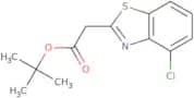 tert-Butyl 2-(4-chlorobenzo[D]thiazol-2-yl)acetate