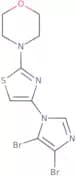 4-(4-(2,4-Dibromo-1H-imidazol-1-yl)thiazol-2-yl)morpholine