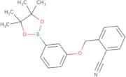 2-{[3-(4,4,5,5-Tetramethyl-1,3,2-dioxaborolan-2-yl)phenoxy]methyl}benzonitrile