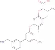 (R)-2-((6-((3'-(Aminomethyl)-5-methyl-[1,1'-biphenyl]-3-yl)oxy)-3,5-difluoropyridin-2-yl)oxy)butan…