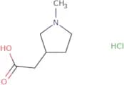 2-(1-Methylpyrrolidin-3-yl)acetic acid hydrochloride