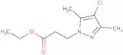 Ethyl 3-(4-chloro-3,5-dimethyl-1H-pyrazol-1-yl)propanoate