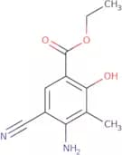 Ethyl 4-amino-5-cyano-2-hydroxy-3-methylbenzoate