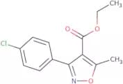 Ethyl 3-(4-chlorophenyl)-5-methylisoxazole-4-carboxylate