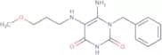 6-Amino-1-benzyl-5-[(3-methoxypropyl)amino]-1,2,3,4-tetrahydropyrimidine-2,4-dione