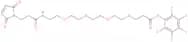 Perfluorophenyl 19-(2,5-dioxo-2H-pyrrol-1(5H)-yl)-17-oxo-4,7,10,13-tetraoxa-16-azanonadecan-1-oate