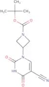 tert-Butyl 3-(5-cyano-2,4-dioxo-1,2,3,4-tetrahydropyrimidin-1-yl)azetidine-1-carboxylate