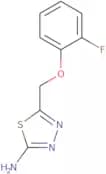 5-[(2-Fluorophenoxy)methyl]-1,3,4-thiadiazol-2-amine