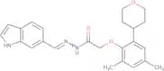 (E)-N'-((1H-Indol-6-yl)methylene)-2-(2-(tetrahydro-2H-pyran-4-yl)-4,6-dimethylphenoxy)acetohydrazi…
