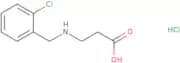 3-{[(2-Chlorophenyl)methyl]amino}propanoic acid hydrochloride