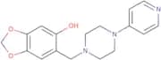 6-{[4-(Pyridin-4-yl)piperazin-1-yl]methyl}-1,3-dioxaindan-5-ol