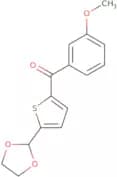 5-(1,3-Dioxolan-2-yl)-2-(3-methoxybenzoyl)thiophene