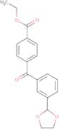 4'-Carboethoxy-3-(1,3-dioxolan-2-yl)benzophenone