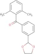 2,6-Dimethyl-3'-(1,3-dioxolan-2-yl)benzophenone