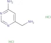 6-(aminomethyl)pyrimidin-4-amine 2hcl